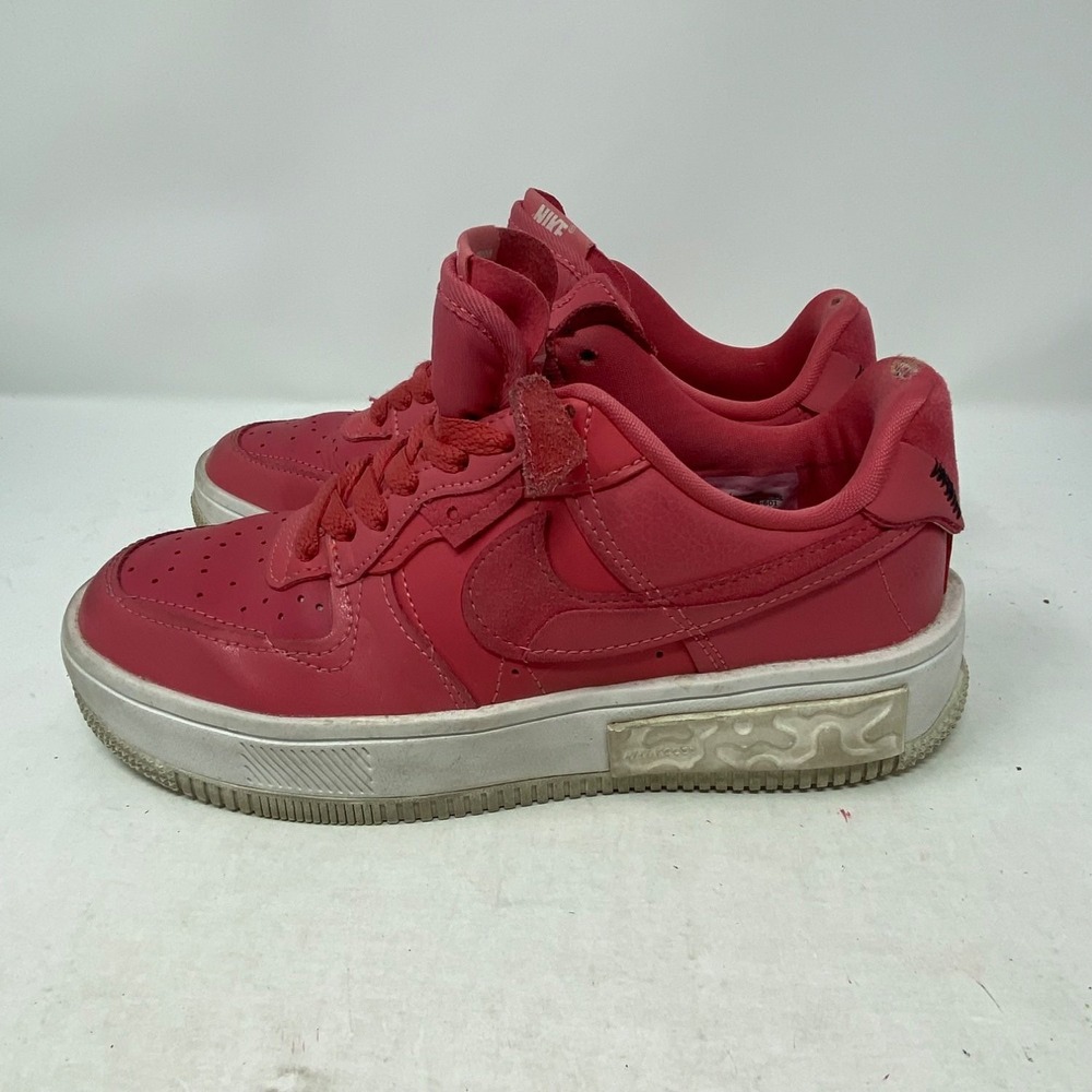 Nike Air Force 1 Fontanka Womens Sneakers 6.5 Pink Leather Platform DA7024-601